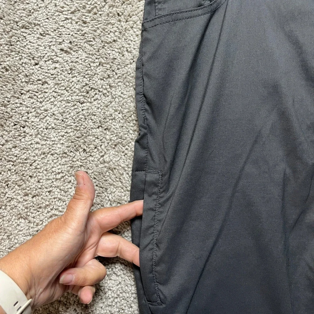 Gerry Outdoor Adventure Pants Mens 34x32 Gray Stretch Waistband 5-Pocket EUC